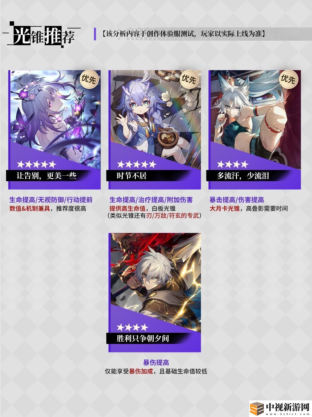 崩壞星穹鐵道遐蝶用什么光錐