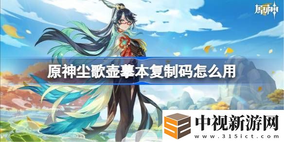 原神塵歌壺摹本復制碼怎么用
